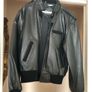 Vintage Members only Men’s leather jacket